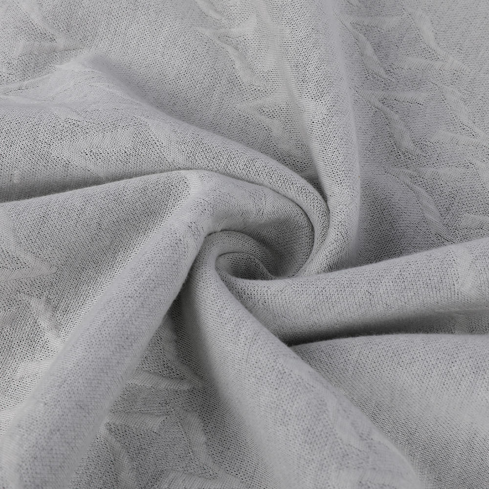 Tessuto di lana jacquard a doppio jacquard, comodo trasparente e morbido