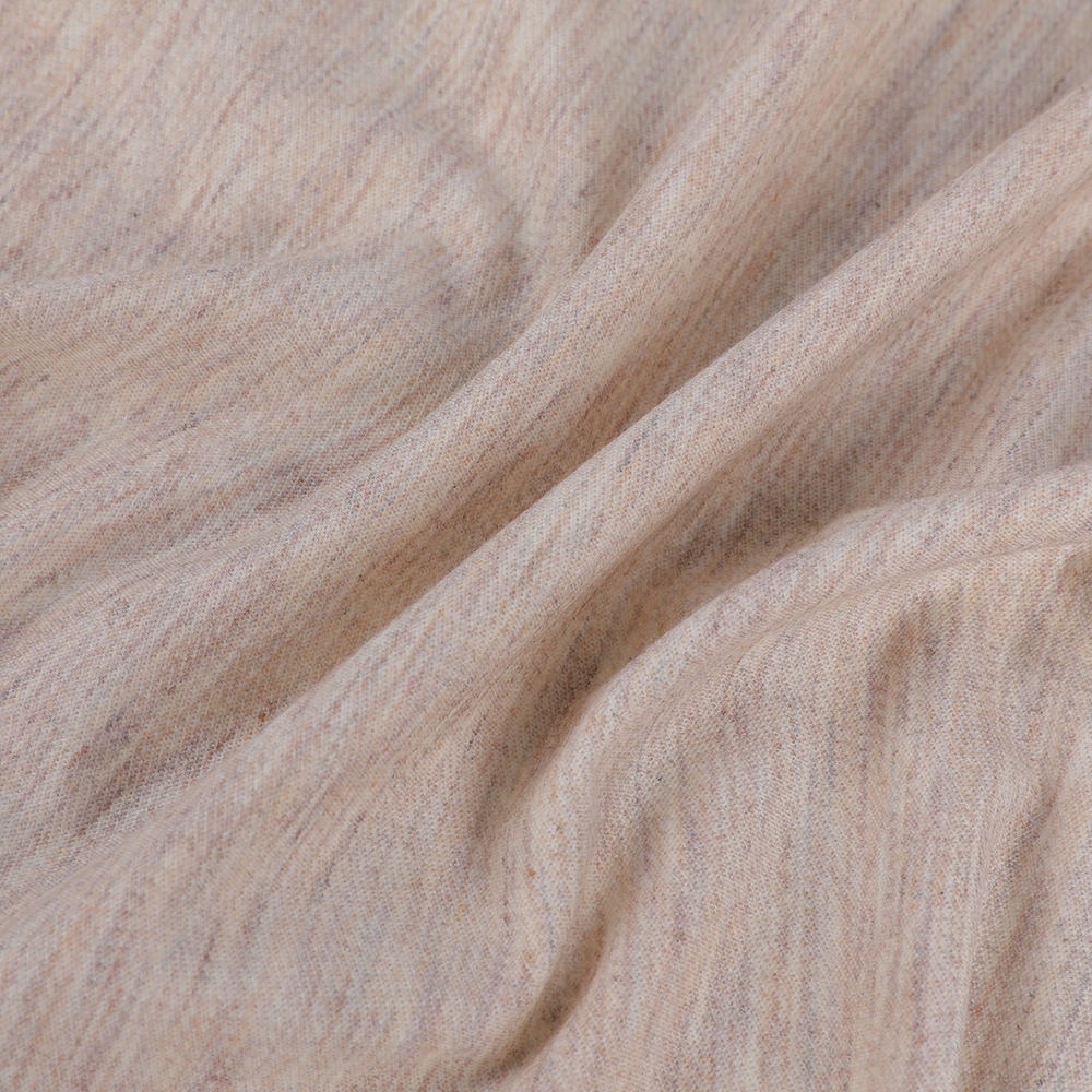 Calore comodo spandex morbido spandex singolo tessuto in lana jacquard