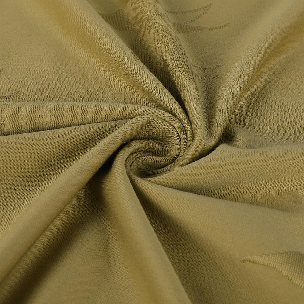 Trasferimento ad anello jacquard singolo di facile cura comodo tessuto di cotone in seta 10/90