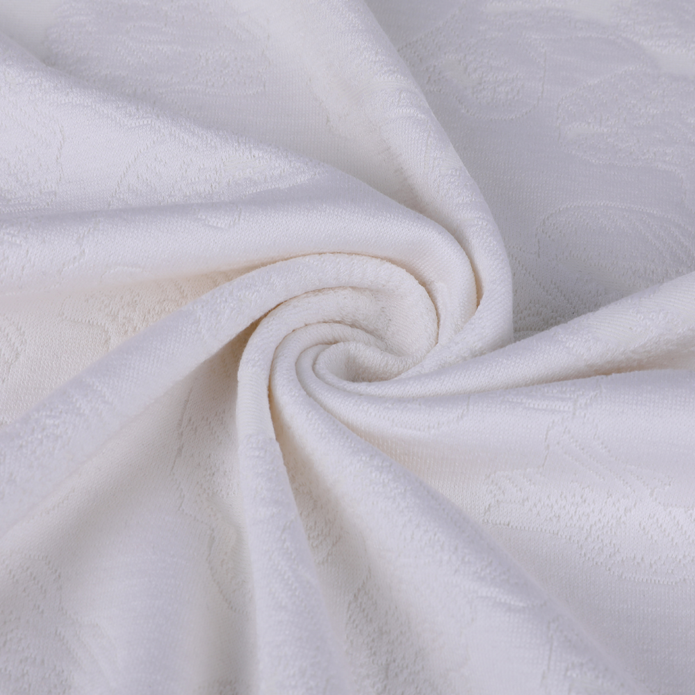 Tessuto di lussuoso poliestere in poliestere di cotone sport di lussuoso branco di jacquard