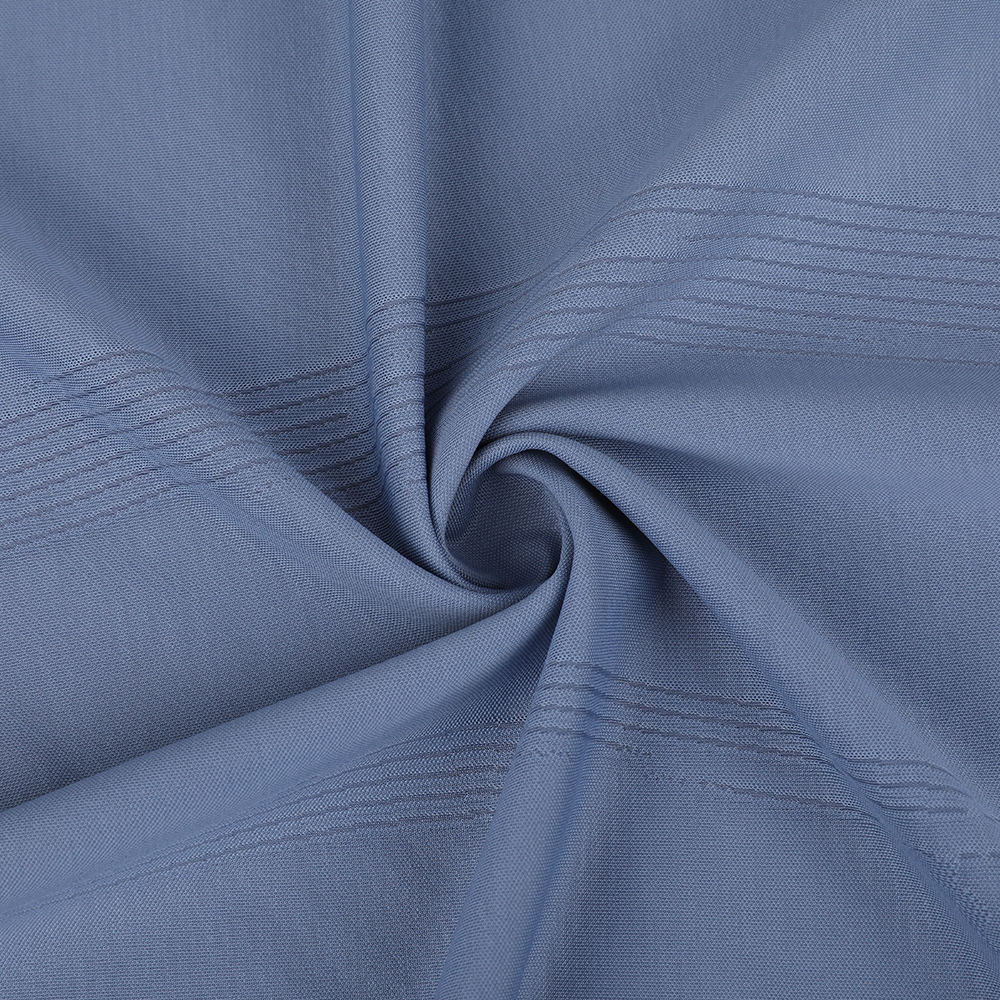 Tessuto a camicia di cotone a bordo di jacquard a facciano a faccia singola
